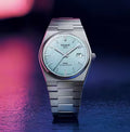 TISSOT PRX POWERMATIC WATCH (SILVER BLUE)