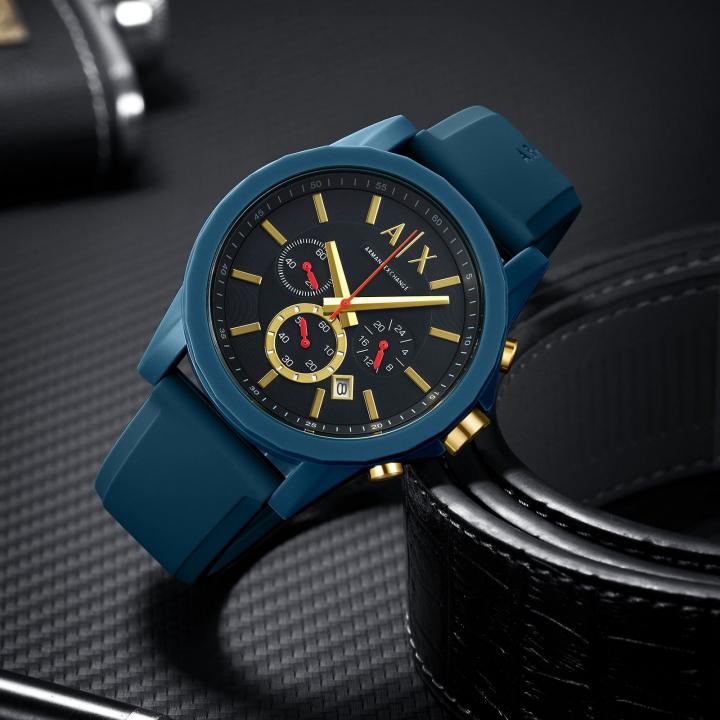 ARMANI EXCHANGE OUTERBANKS CHRONOGRAPH (BLUE GOLD)