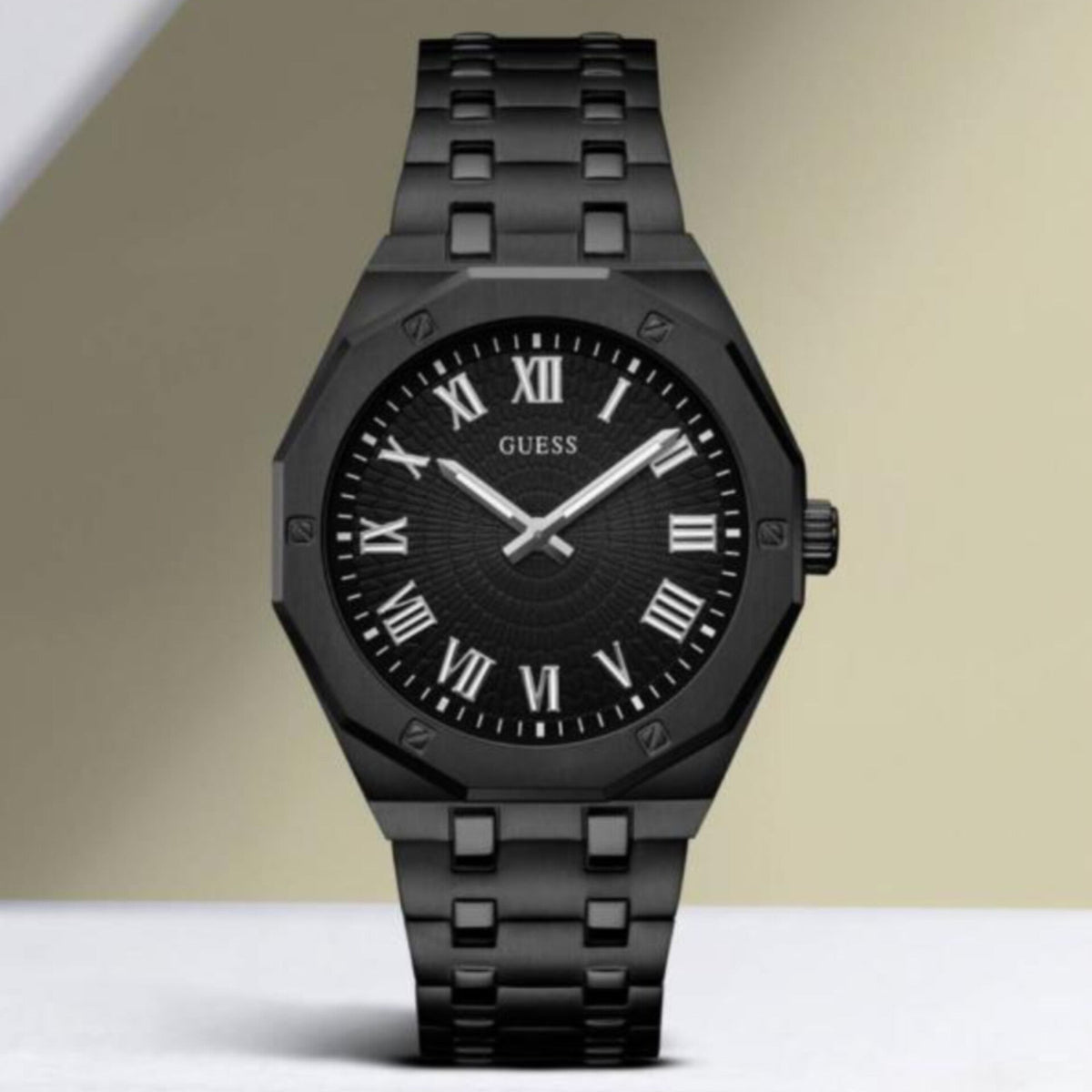GUESS ANALOG WATCH (FULL BLACK)