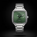 RADO TRUE SQUARE SILVER GREEN (CELL MODEL)