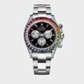 ROLEX RAINBOW CHRONOGRAPH WATCH (SILVER)