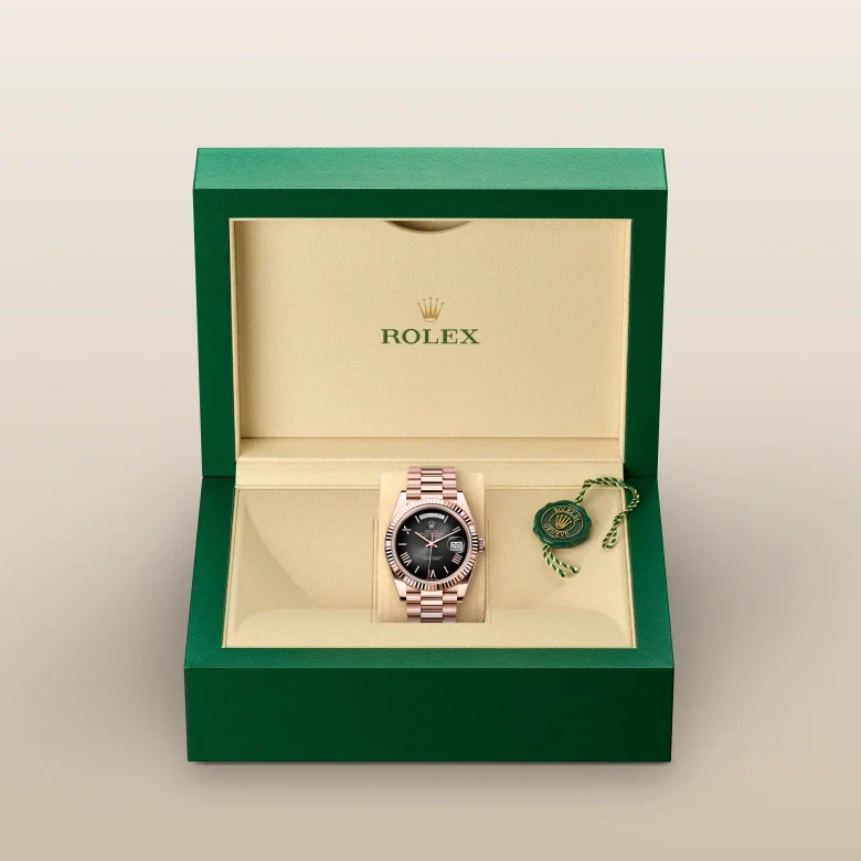 ROLEX DAY DATE CHOCOLATE BLACK (CELL MODEL)