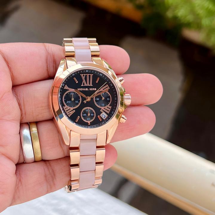 MICHAEL KORS BRADSHAW (ROSEGOLD BLACK)