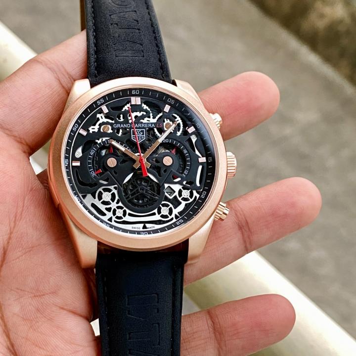 TAG HEUER CR7 BLACK CHRONOGRAPH WATCH