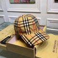Burberry Nova Checks Baseball Premium Unisex Hat With Brand Polly Bag