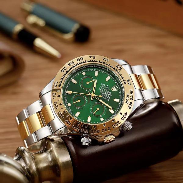 ROLEX DAYTONA DUAL TONE CHRONOGRAPH WATCH