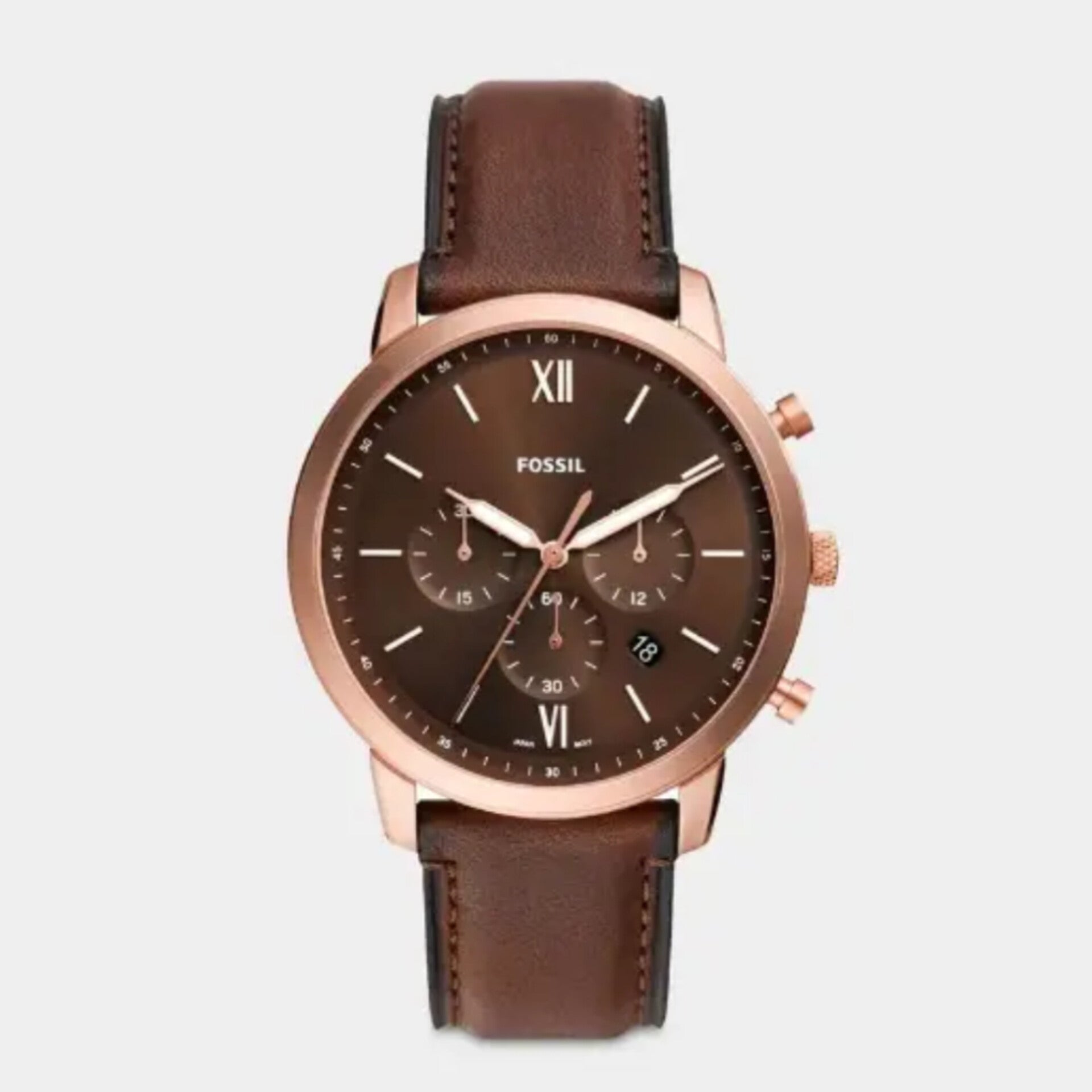 FOSSIL NEUTRA BROWN CHRONOGRAPH WATCH