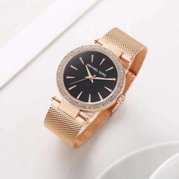 MICHAEL KORS DARCI (ROSEGOLD BLACK)