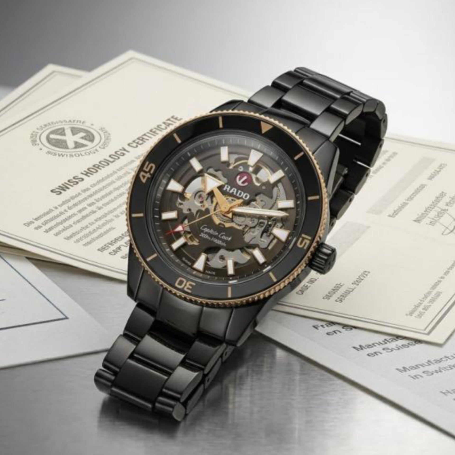 RADO CAPTAIN COOK SKELETON (AUTOMATIC)