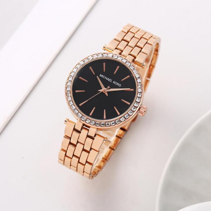 MICHAEL KORS DARCI (ROSEGOLD BLACK)