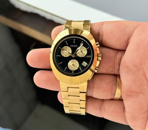 RADO DIASTAR CHRONOGRAPH GOLD BLACK (JAPAN OG MACHINE)