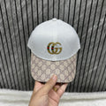 GUCCI GG MONOGRAM WHITE PREMIUM UNISEX CAP