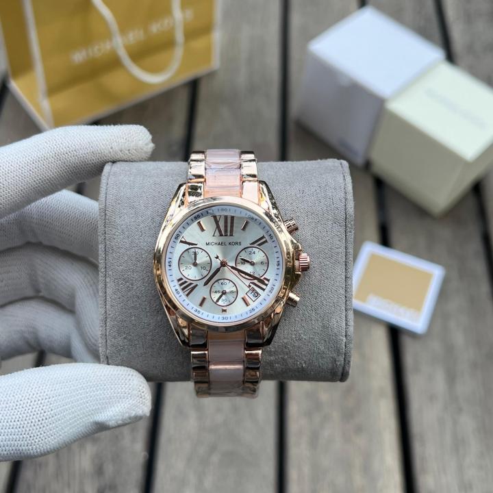 MICHAEL KORS BRADSHAW (DUAL-TONE WHITE)
