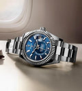 ROLEX SKY DWELLER SILVER BLUE (AUTOMATIC)