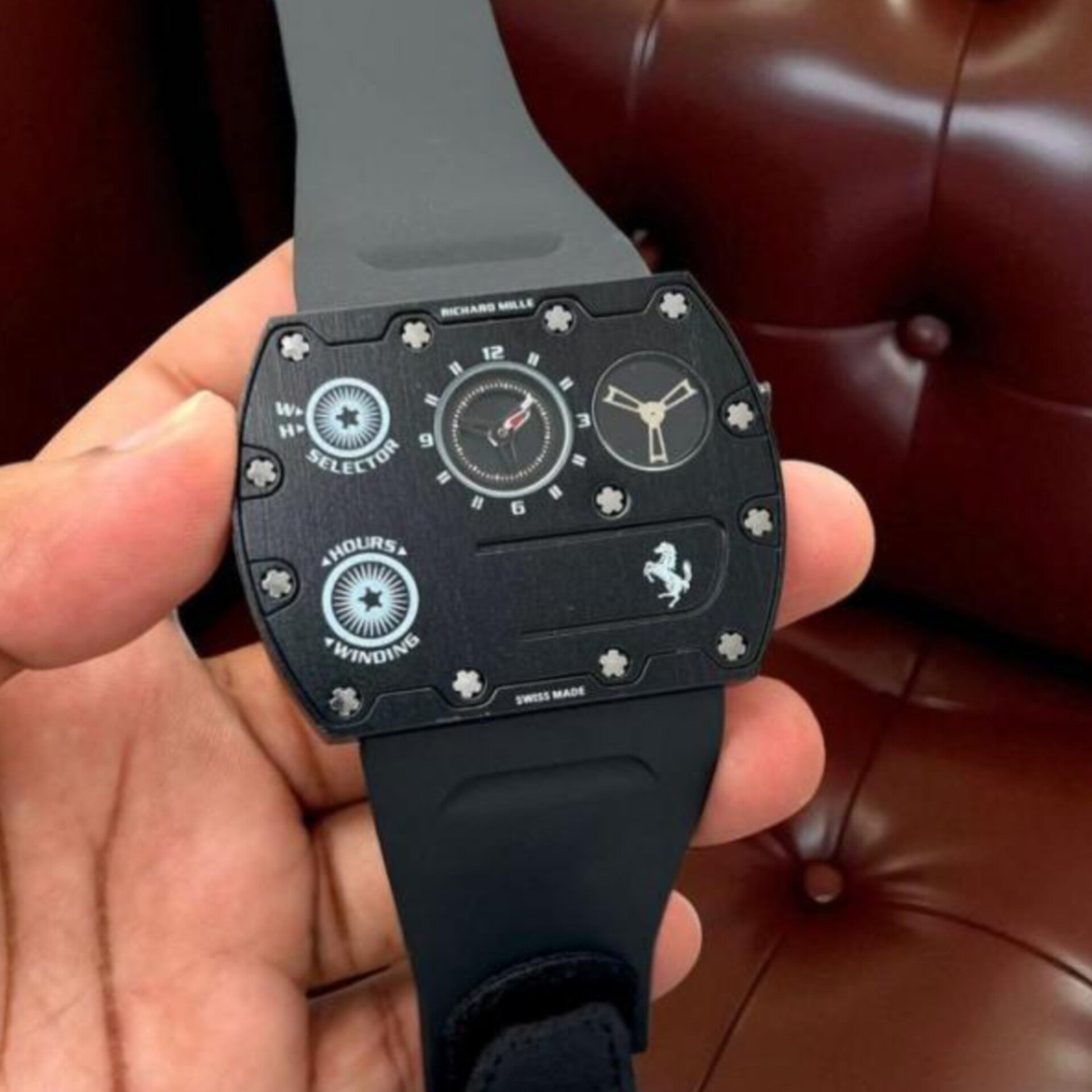 RICHARD MILLE TITANIUM FULL BLACK