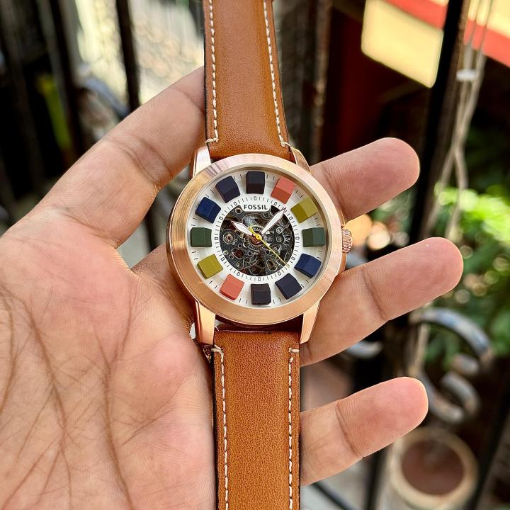 FOSSIL GRANT SKELETON AUTOMATIC WATCH