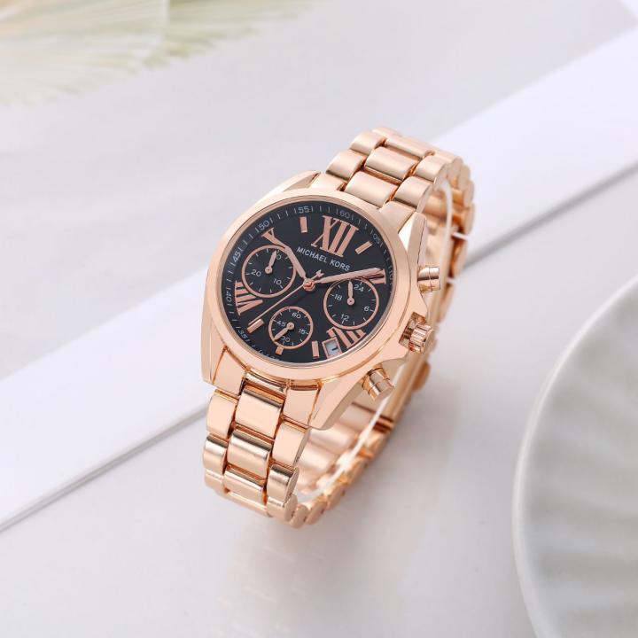 MICHAEL KORS BRADSHAW (ROSEGOLD BLACK)