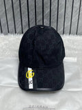 Gucci GG Monogram Black Premium Unisex Cap With Gucci Polly Bag