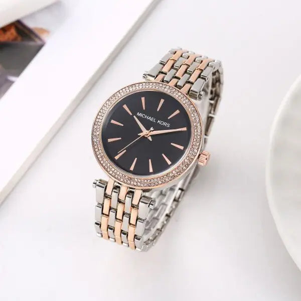 MICHAEL KORS DARCI (DUAL-TONE BLACK)