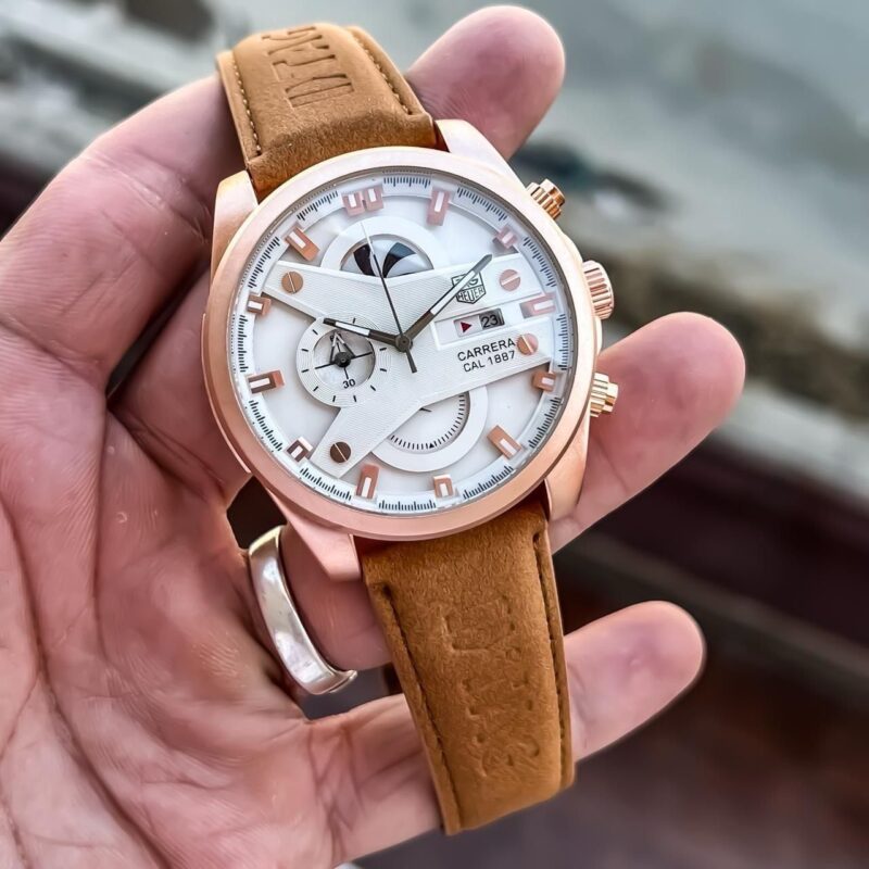 TAG HEUER CR7 DIAGNO BROWN CHRONOGRAPH WATCH