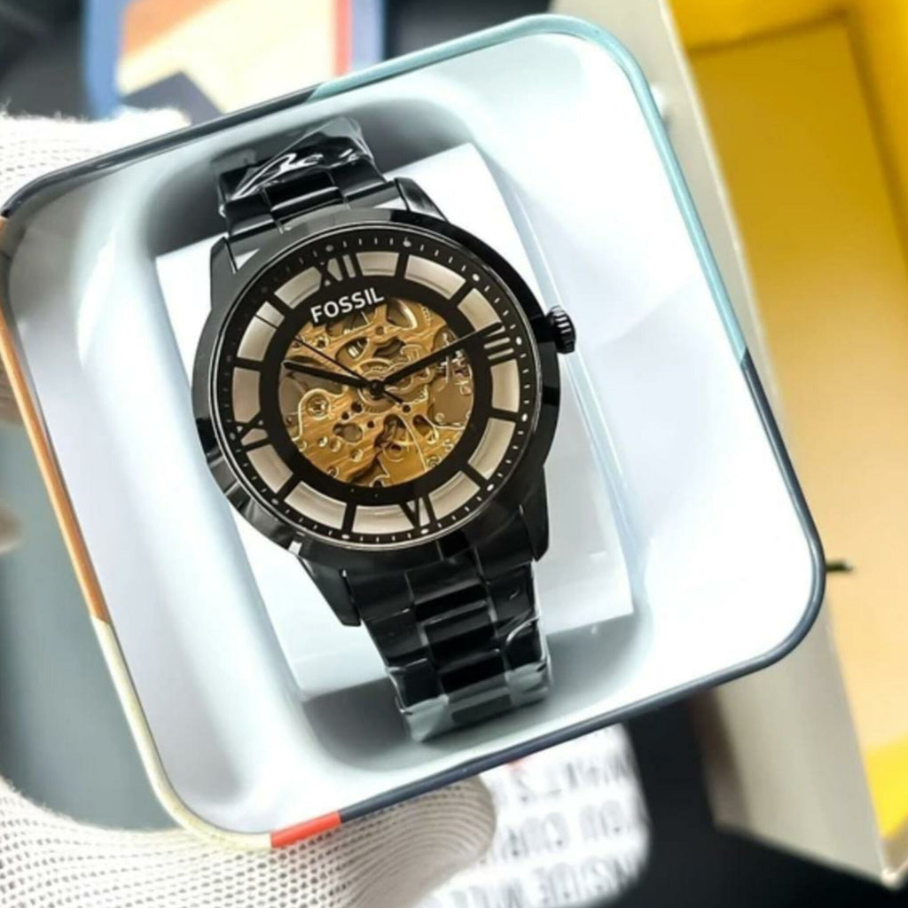 FOSSIL TOWNSMEN FULL BLACK AUTOMATIC