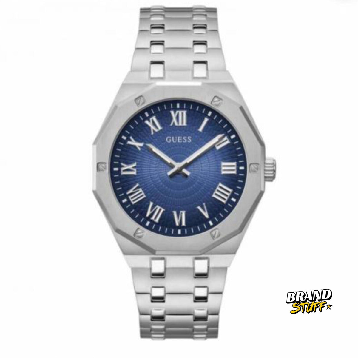 GUESS ANALOG WATCH (SILVER BLUE)
