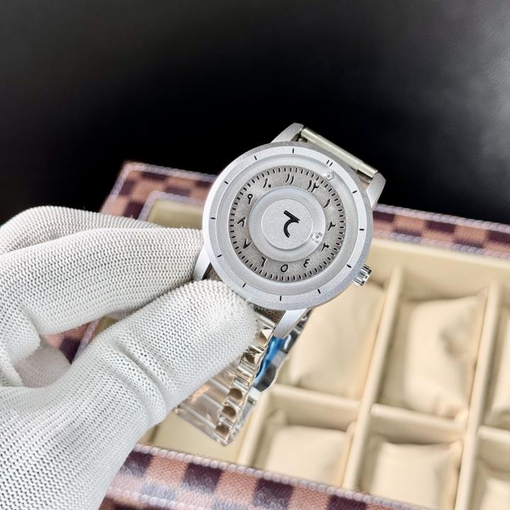 SABR MAGNETIC LUNA WATCH (SILVER)