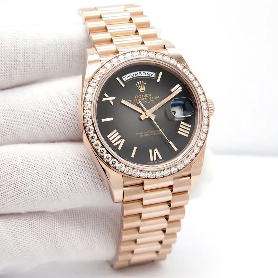 ROLEX DAY DATE CHOCOLATE DIAMOND (CELL MODEL)