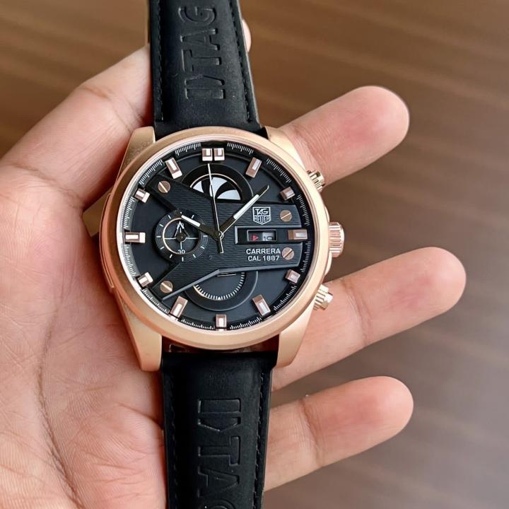 TAG HEUER CR7 BLACK COPPER CHRONOGRAPH WATCH