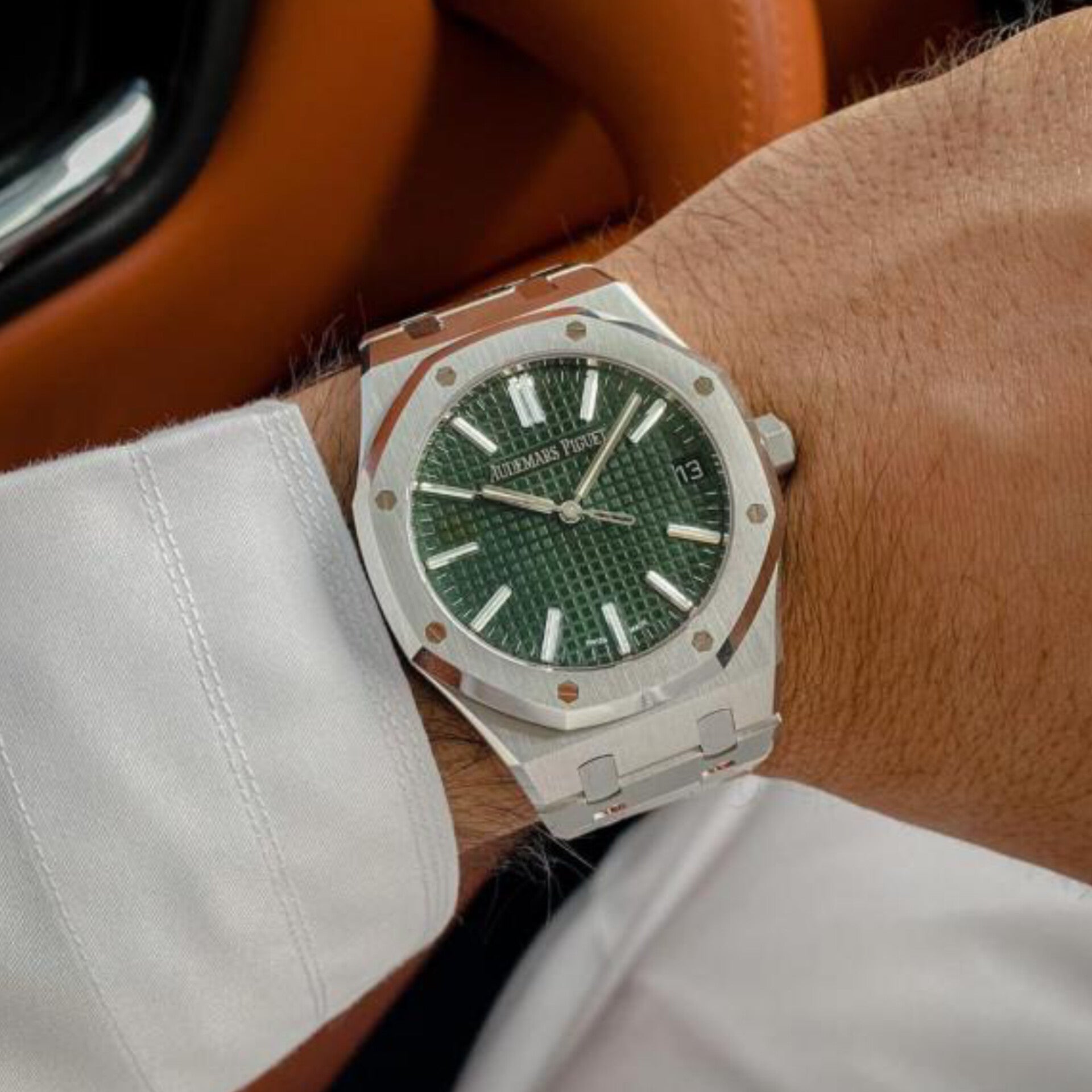 AUDEMARS PIGUET ROYAL OAK SILVER GREEN (CELL MODEL)