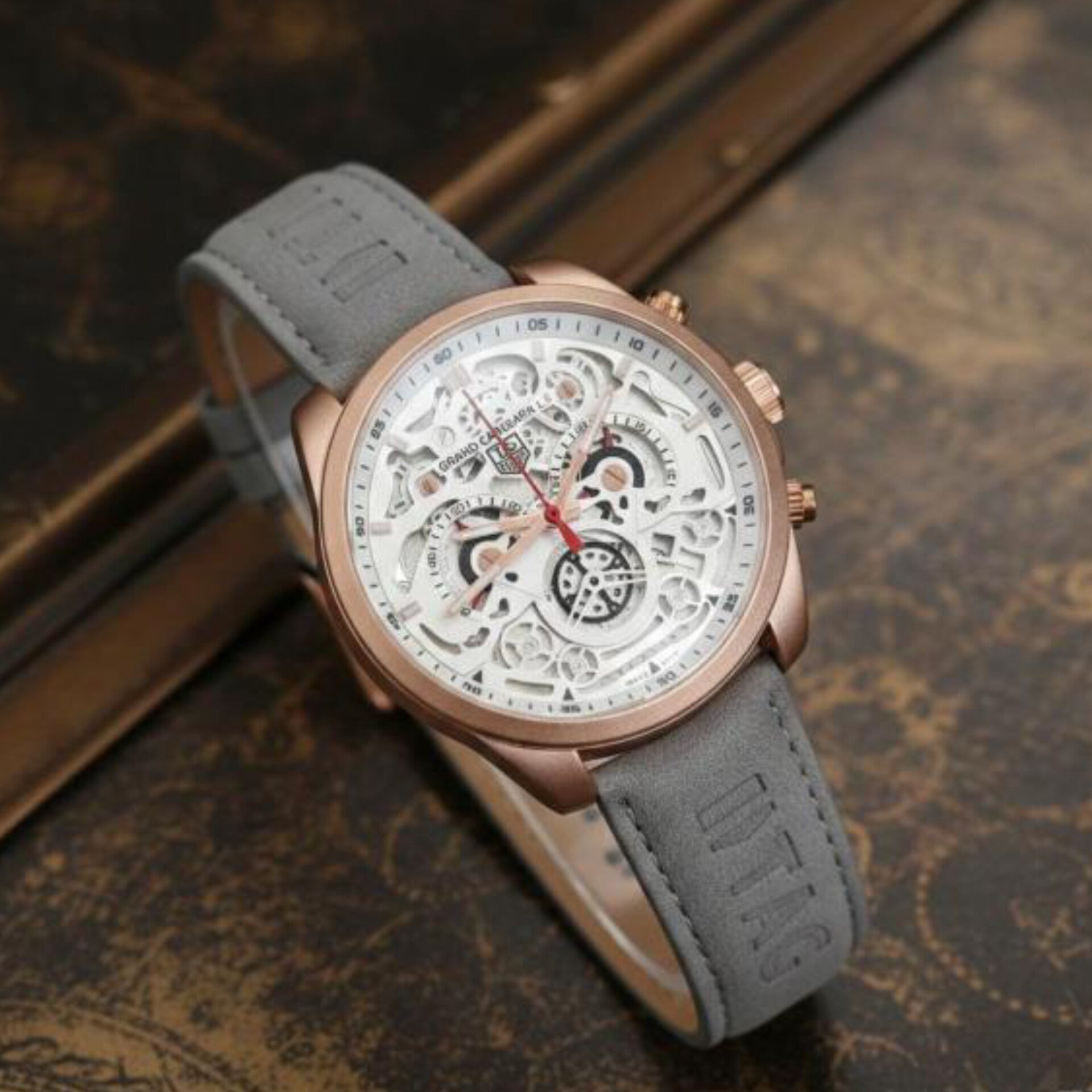 TAG HEUER CR7 GREY WHITE CHRONOGRAPH WATCH