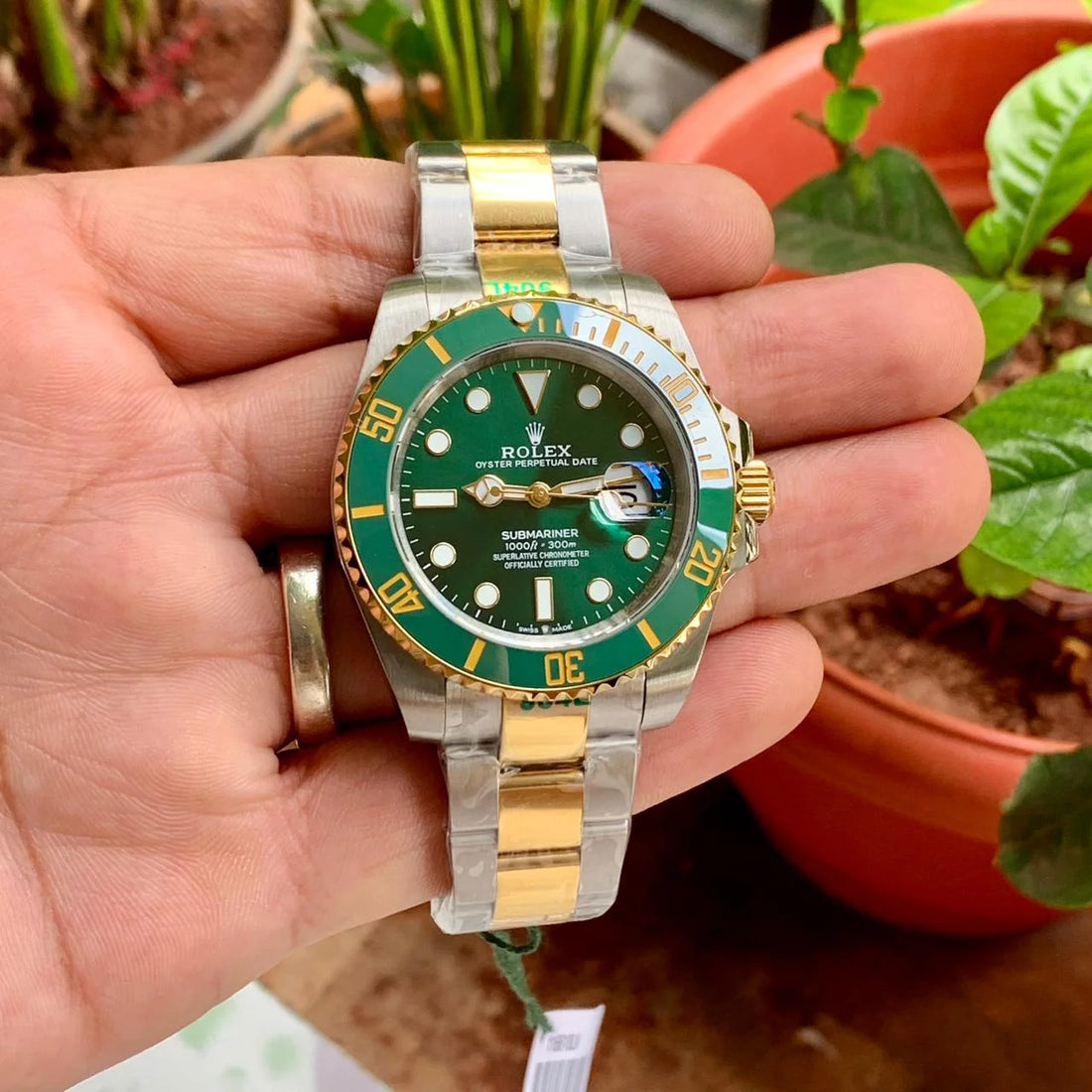 ROLEX SUBMARINER DUALTONE GREEN (AUTOMATIC)