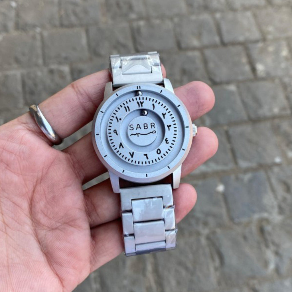 SABR MAGNETIC LUNA WATCH (SILVER)