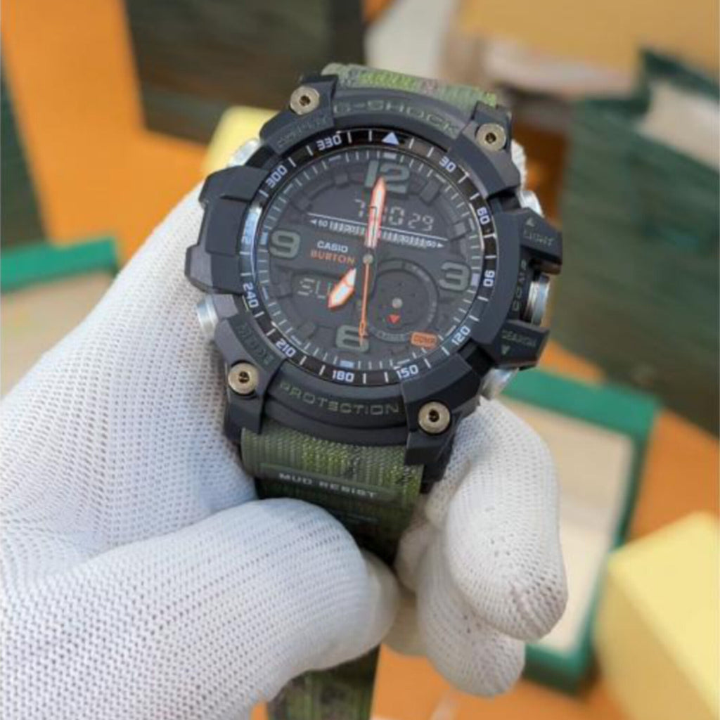 G SHOCK MUDMASTER GG - 1000 ANALOG-DIGITAL WATCH WITH ORIGINAL BOX