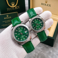 ROLEX DATEJUST GREEN (COUPLE WATCH)