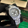 ROLEX TIGER CHRONOGRAPH WATCH CHAIN BELT(SILVER)