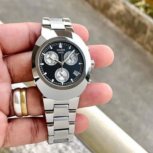 RADO DIASTAR CHRONOGRAPH SILVER BLACK (JAPAN OG MACHINE)