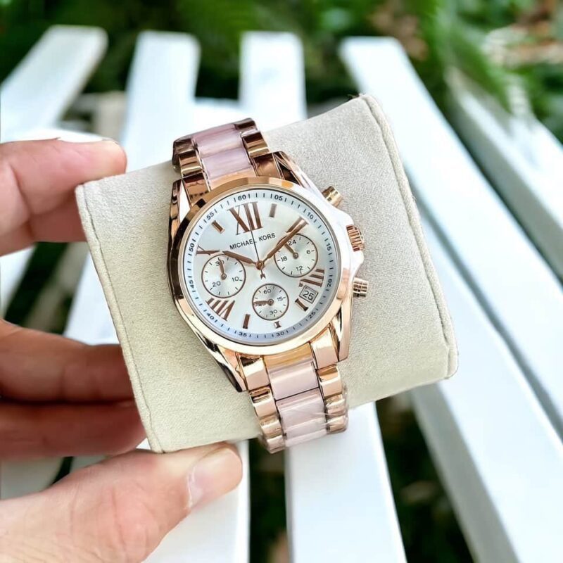 MICHAEL KORS BRADSHAW (DUAL-TONE WHITE)