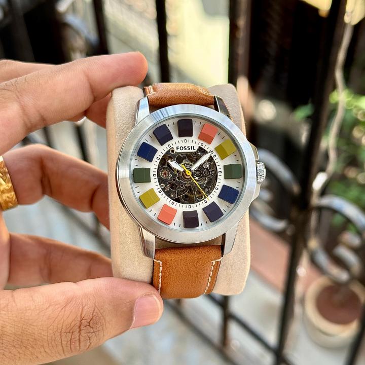 FOSSIL GRANT SKELETON AUTOMATIC WATCH