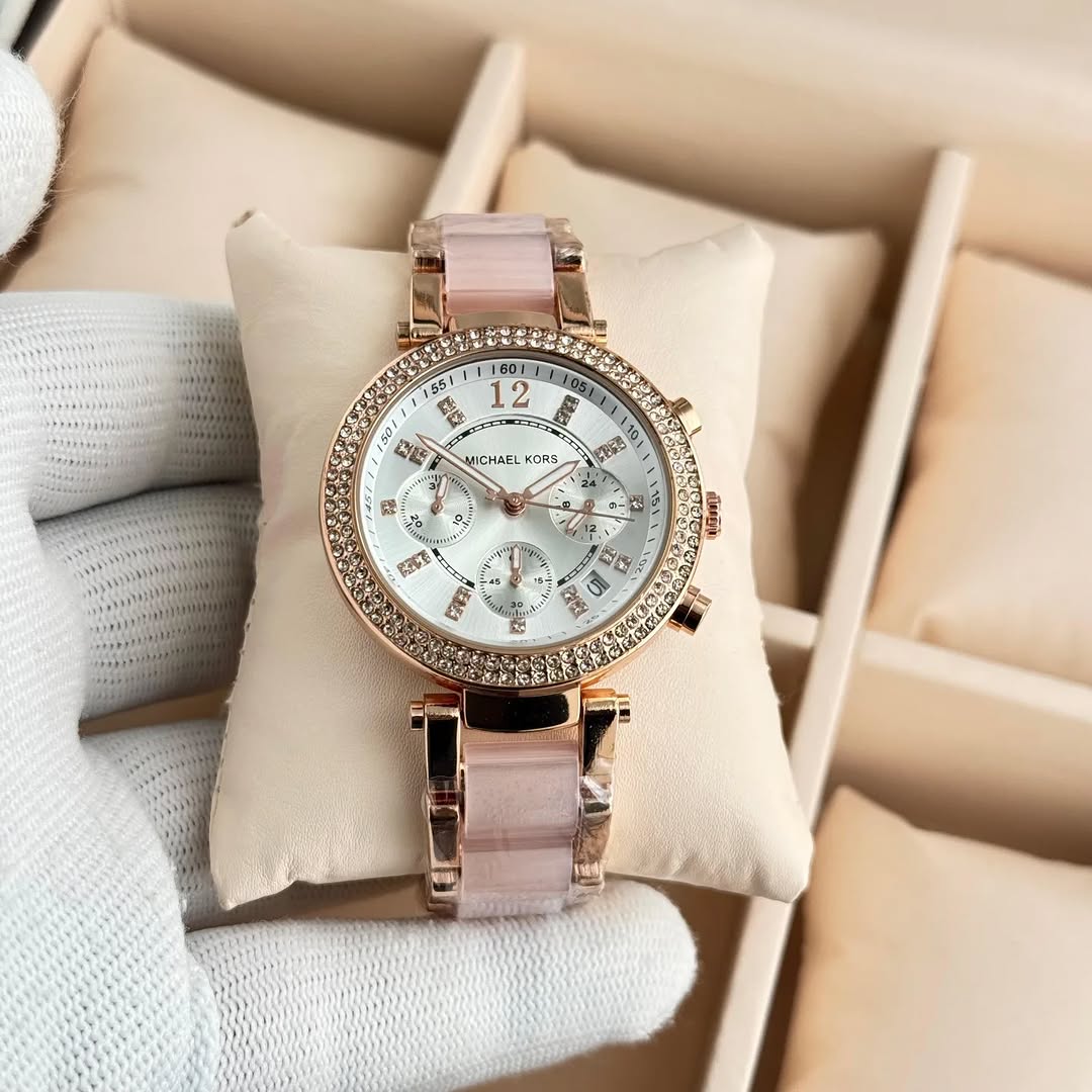 MICHAEL KORS PARKER FOR HER (ROSEGOLD WHITE)