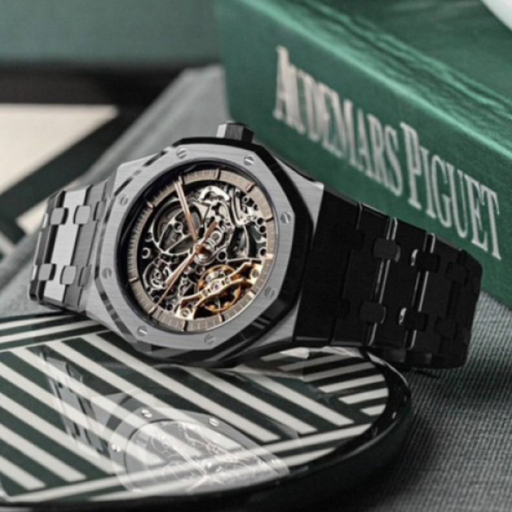 AUDEMARS PIGUET ROYAL OAK SKELETON BLACK (AUTOMATIC)
