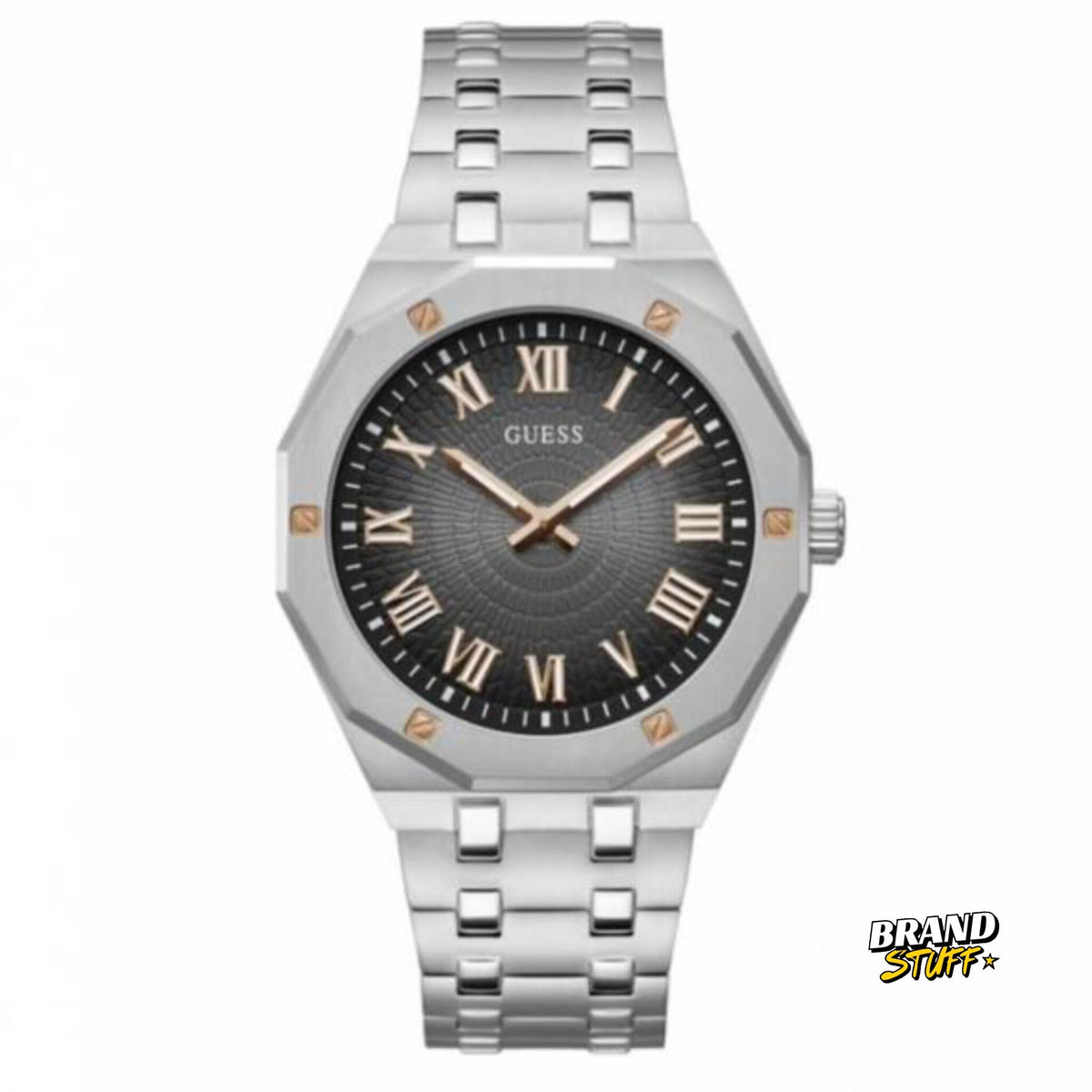 GUESS ANALOG WATCH (SILVER BLACK)