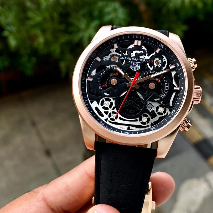 TAG HEUER CR7 BLACK CHRONOGRAPH WATCH
