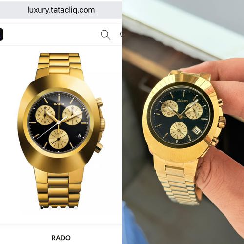 RADO DIASTAR CHRONOGRAPH GOLD BLACK (JAPAN OG MACHINE)