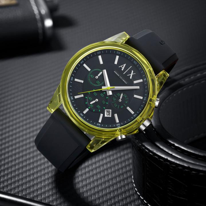 ARMANI EXCHANGE OUTERBANKS CHRONOGRAPH (BLACK NEON)