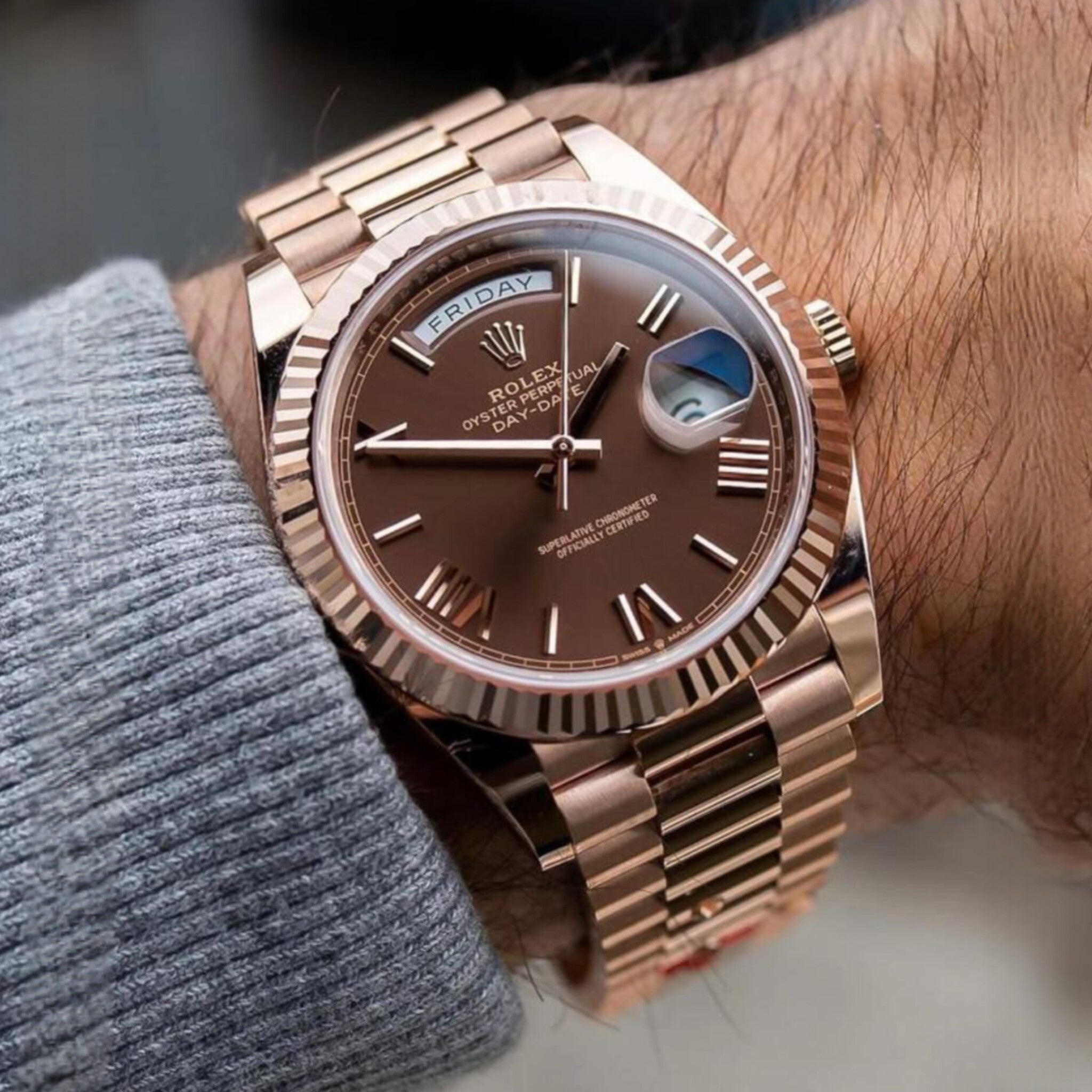 ROLEX DAY DATE CHOCOLATE (CELL MODEL)