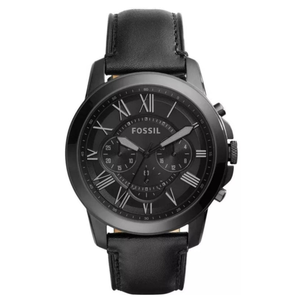 FOSSIL GRANT BLACK CHRONOGRAPH WATCH