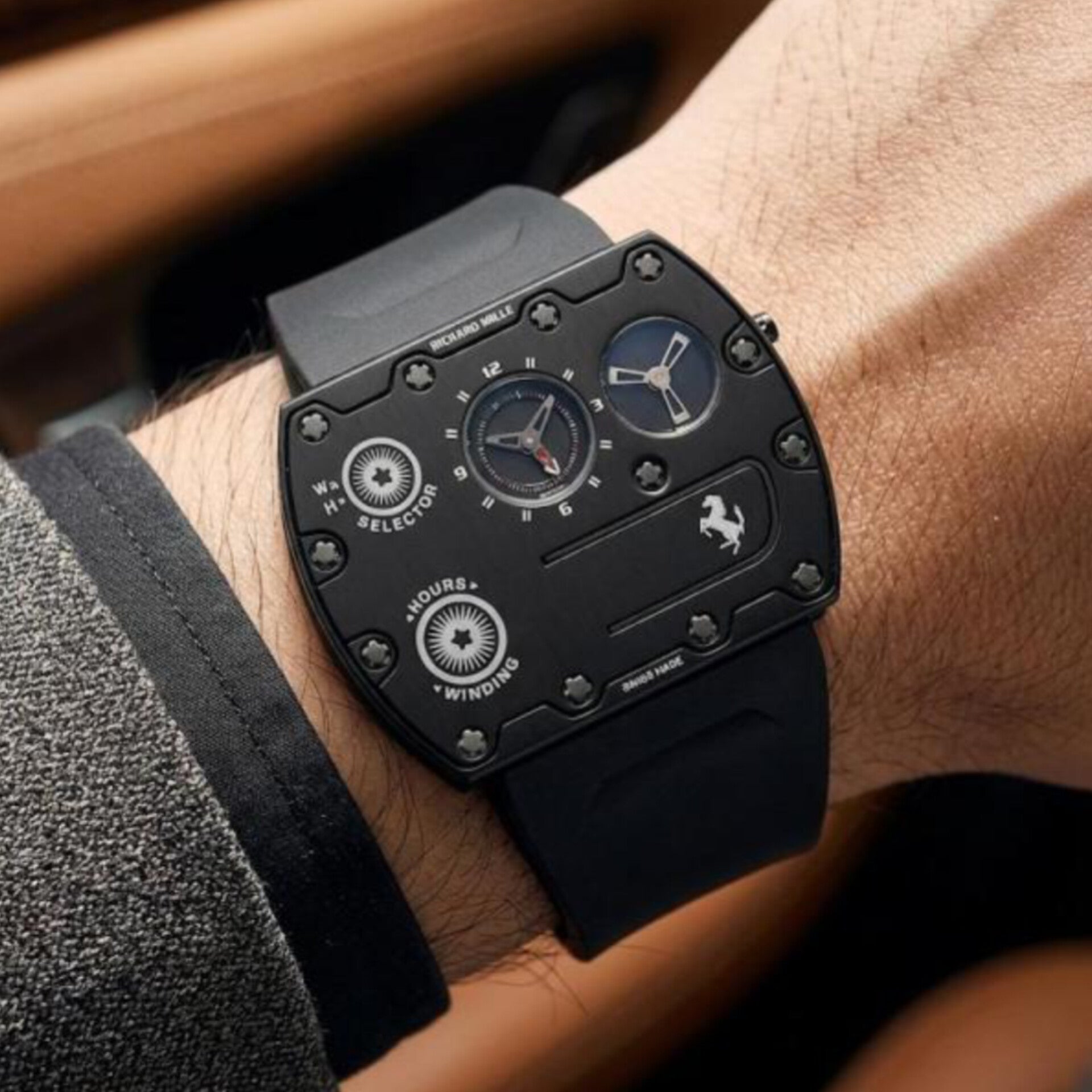 RICHARD MILLE TITANIUM FULL BLACK