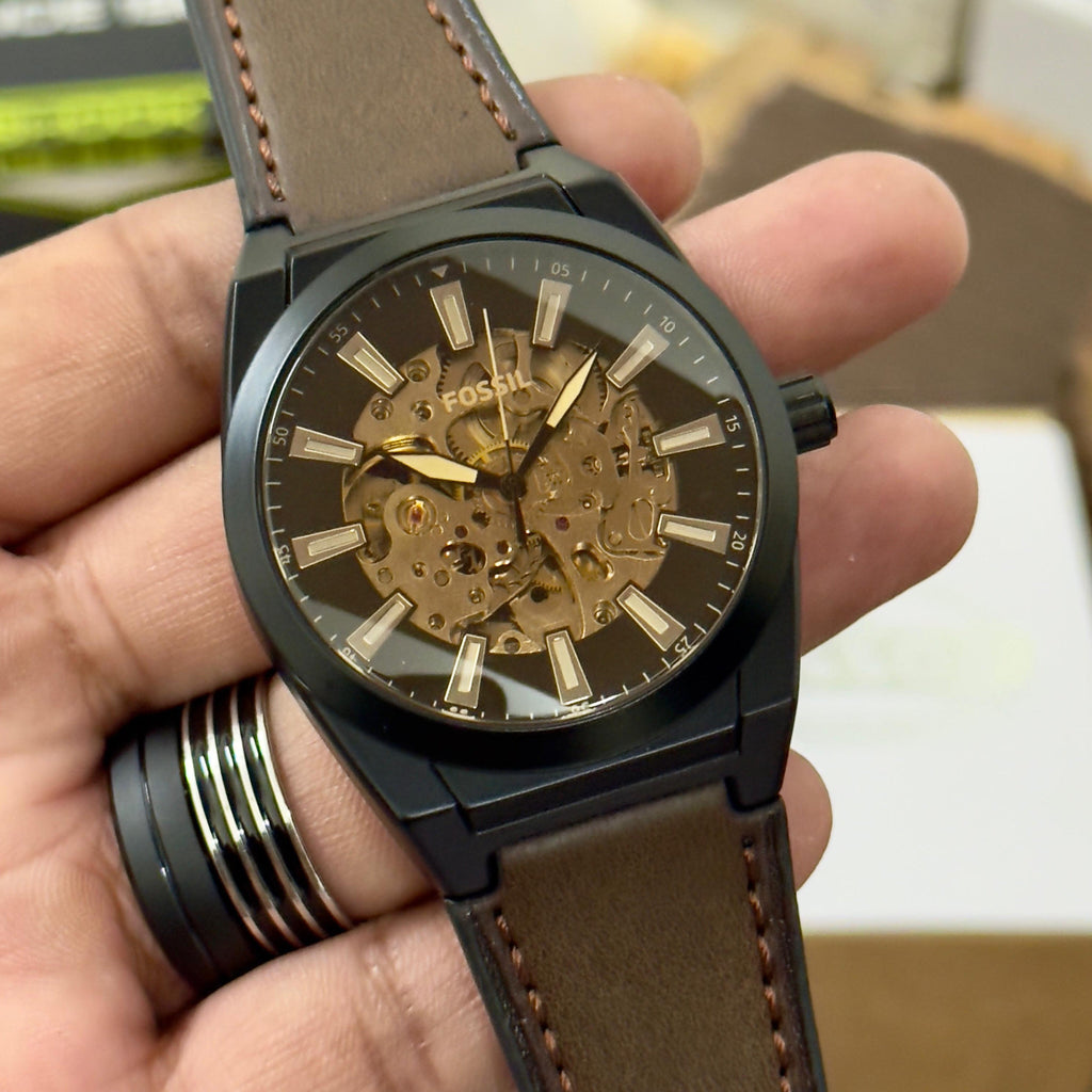 FOSSIL EVERETT BROWN (AUTOMATIC)