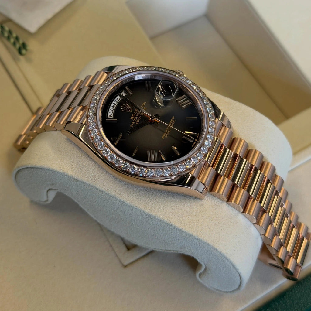 ROLEX DAY DATE CHOCOLATE DIAMOND (CELL MODEL)